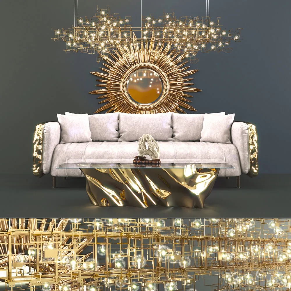 furniture - Sofa 0003 3D Model