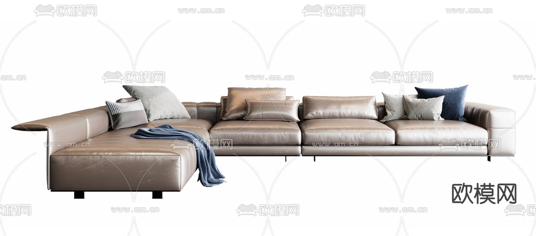 FURNITURE - SOFA - 3D Model For Interior Design - 11106