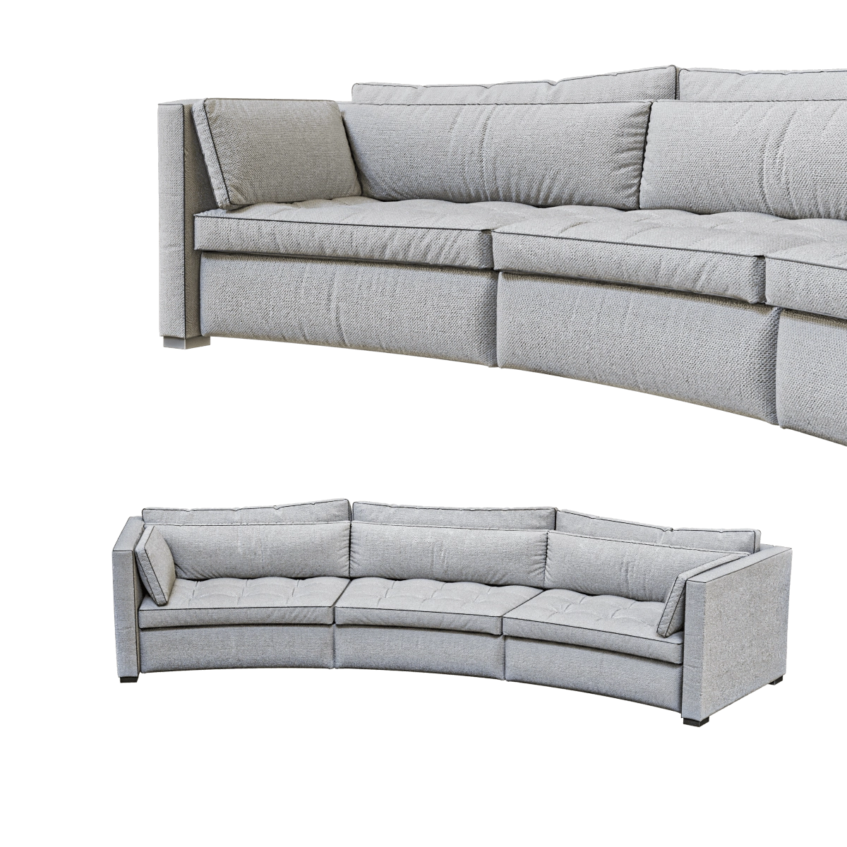 furniture - Sofa Alchimia Tondo 3D Model