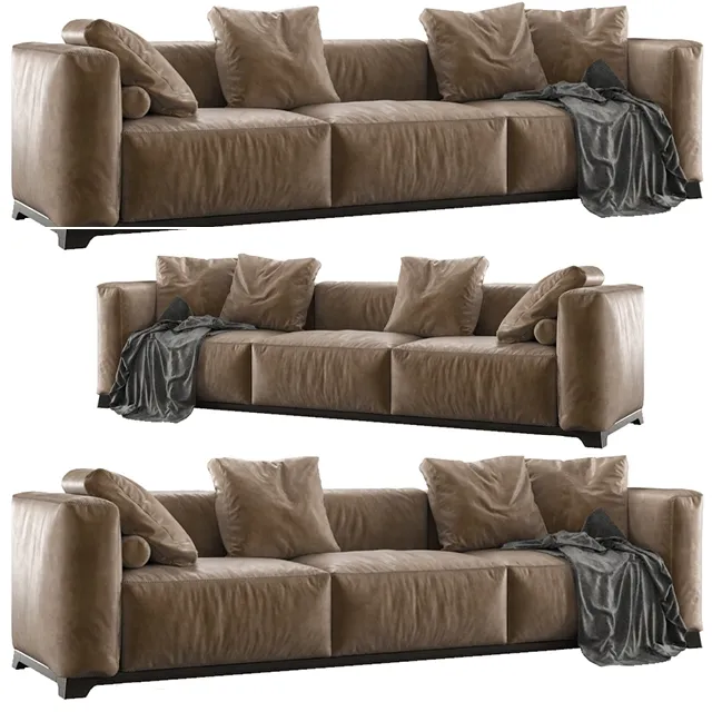 furniture - Sofa Alivar Tailor 01 3D Model