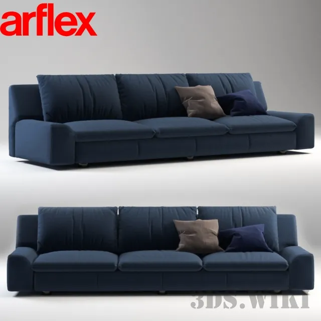 furniture - Sofa Arflex Ben Ben 3D Model