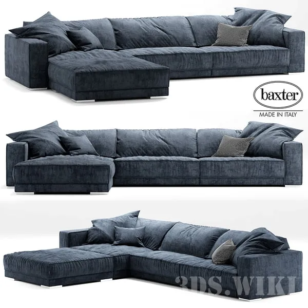 furniture - Sofa baxter 3D Model