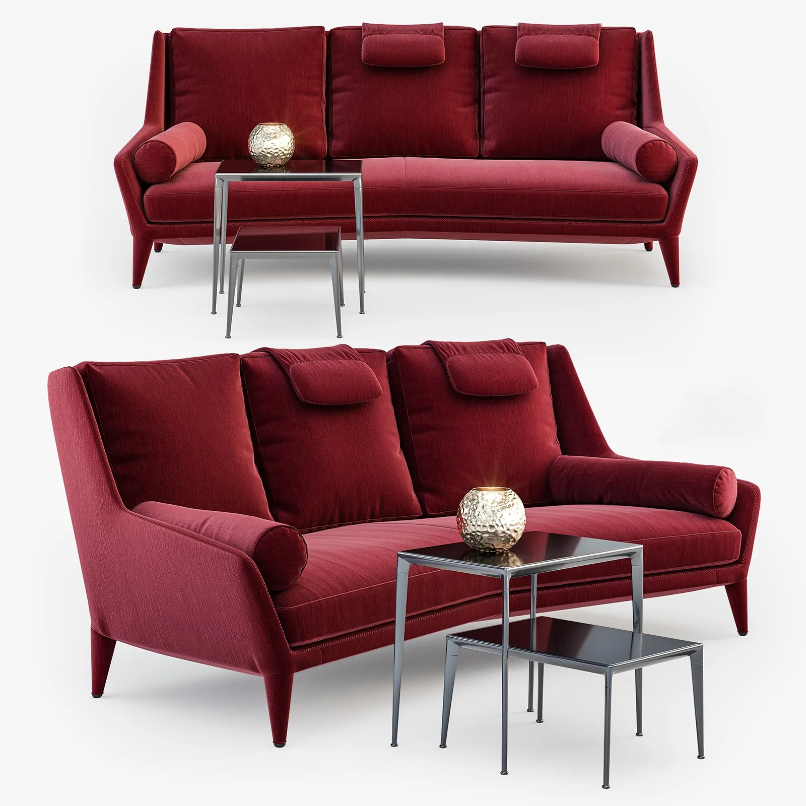 furniture - Sofa B&B Italia Edouard ED225 3D Model