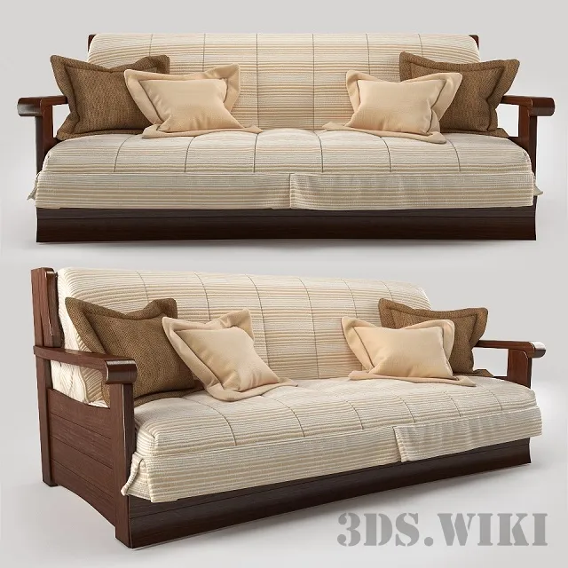 furniture - Sofa bed Prestige Lux from Eco-Furniture factory 3D Model