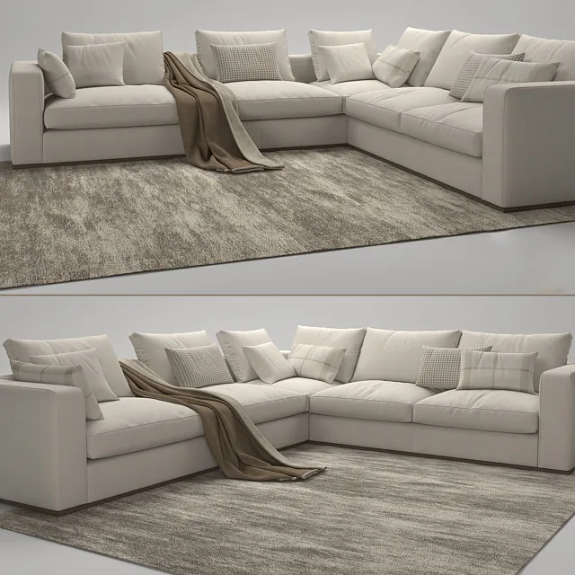 furniture - Sofa by B&B Italia 3D Model