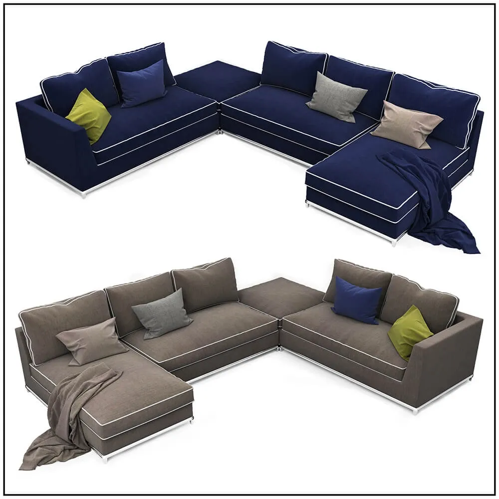 furniture - Sofa collection 08 3D Model
