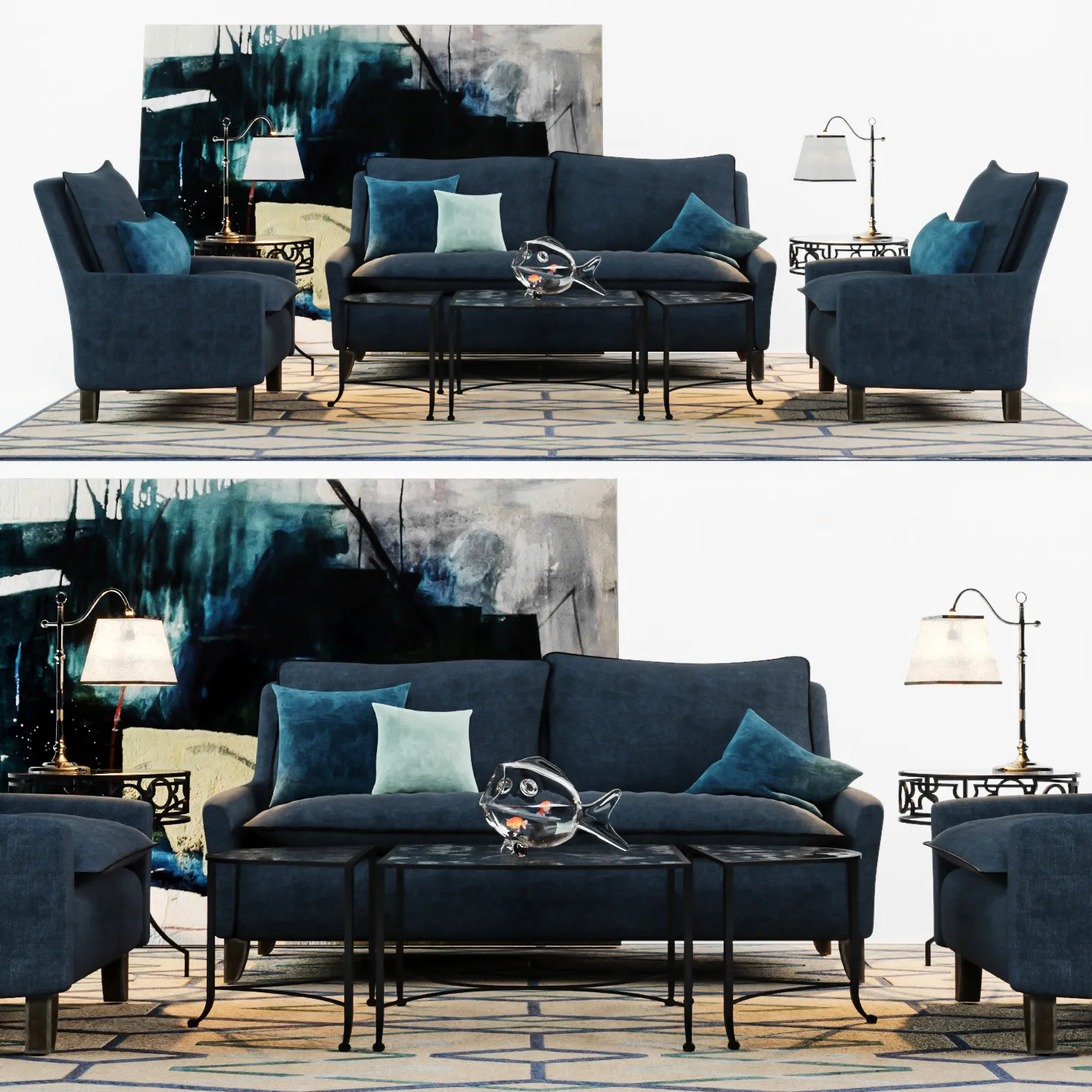 furniture - Sofa Coop 05 3D Model