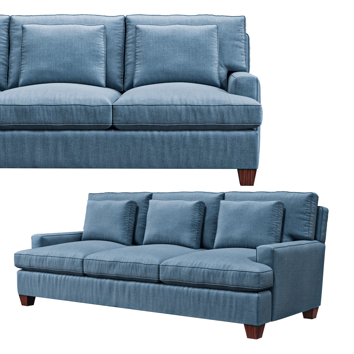 furniture - Sofa Denim 3D Model