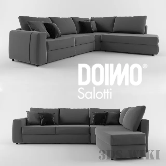 furniture - Sofa Doimo Salotti Like 3D Model