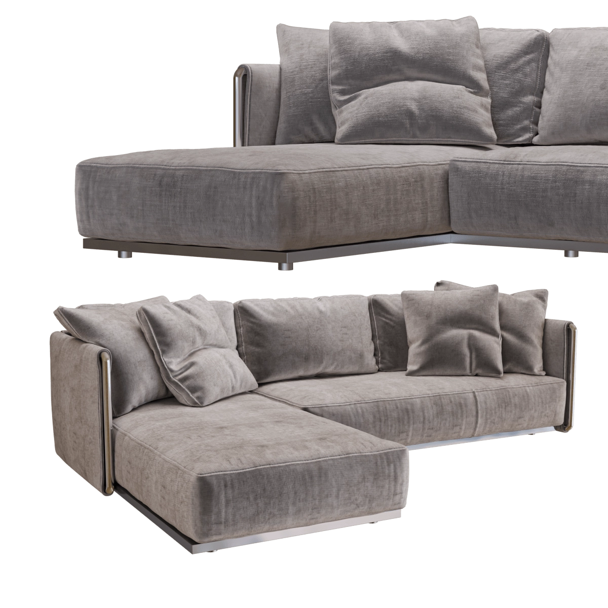 furniture - Sofa Edmond 3D Model
