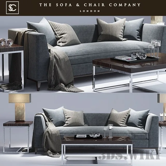 furniture - Sofa for Pollock (The Sofa & Chair Company) 3D Model