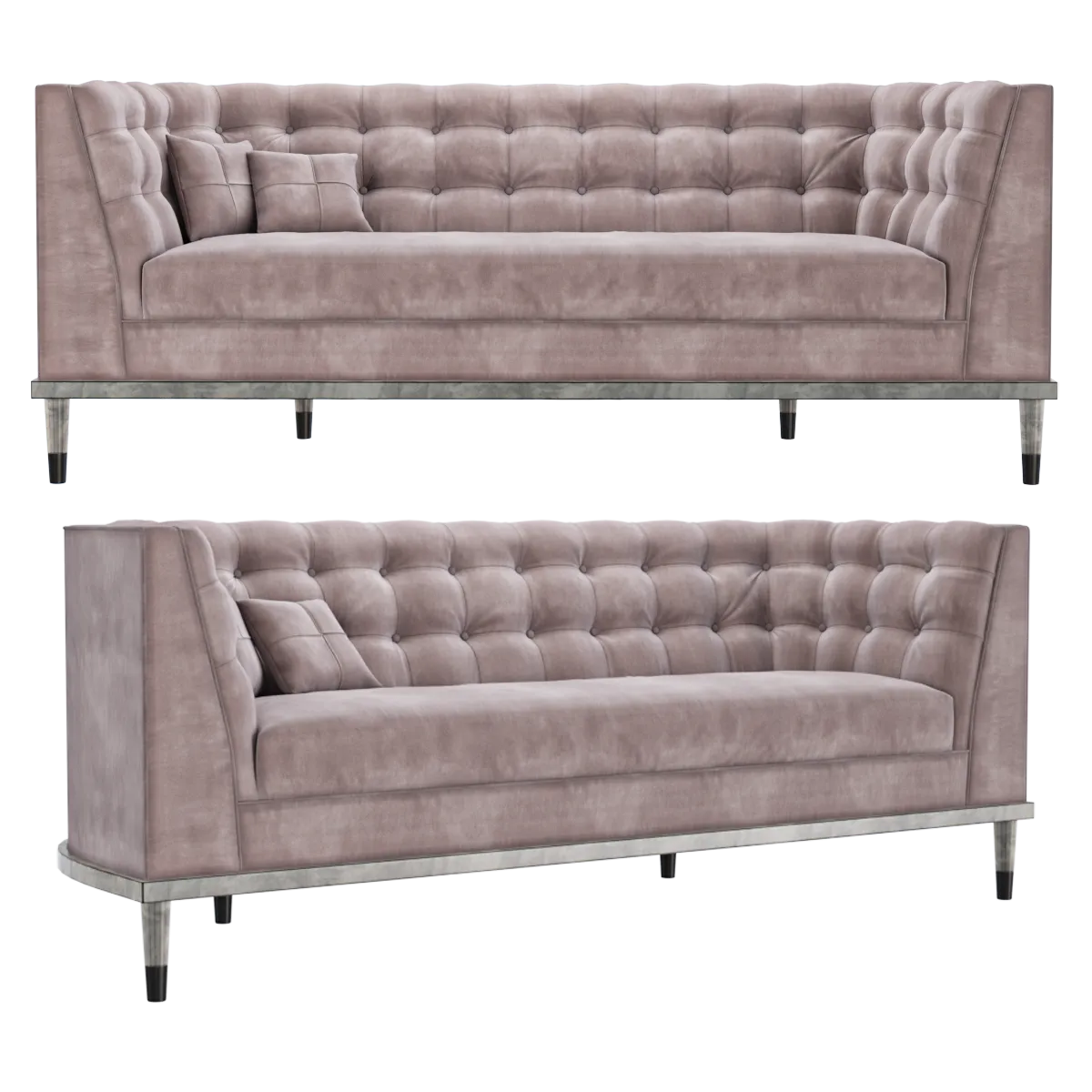 furniture - Sofa Gisele Curved 3D Model