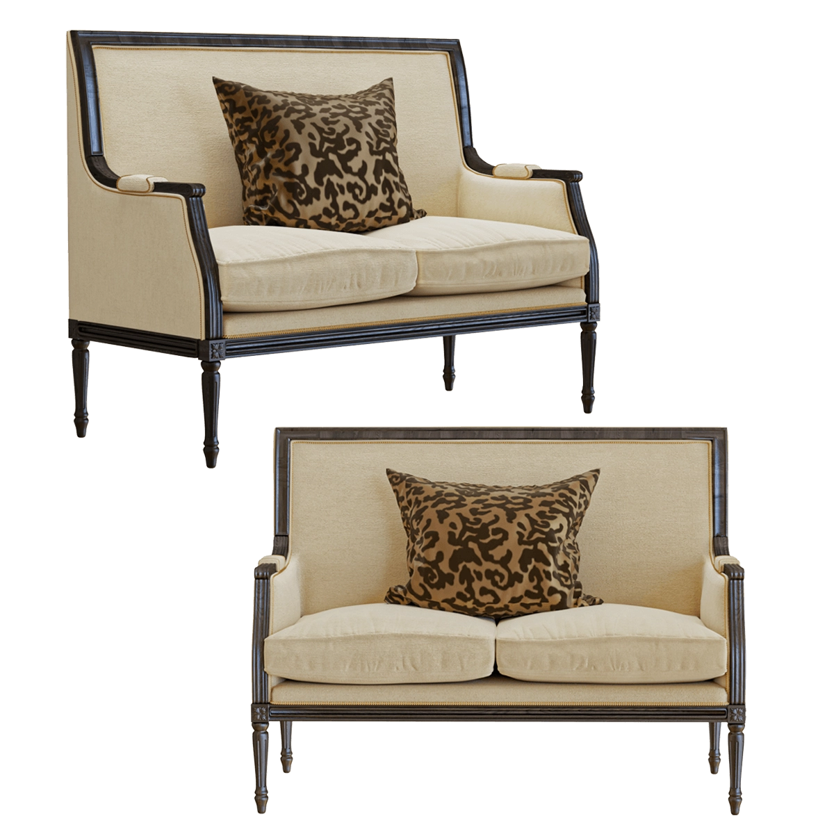 furniture - Sofa Giulia 3D Model
