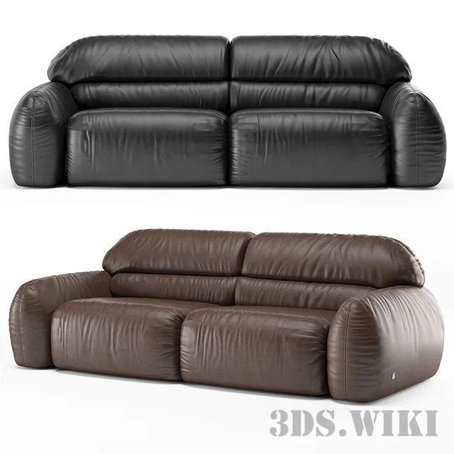 furniture - Sofa Granpiumotto 3D Model