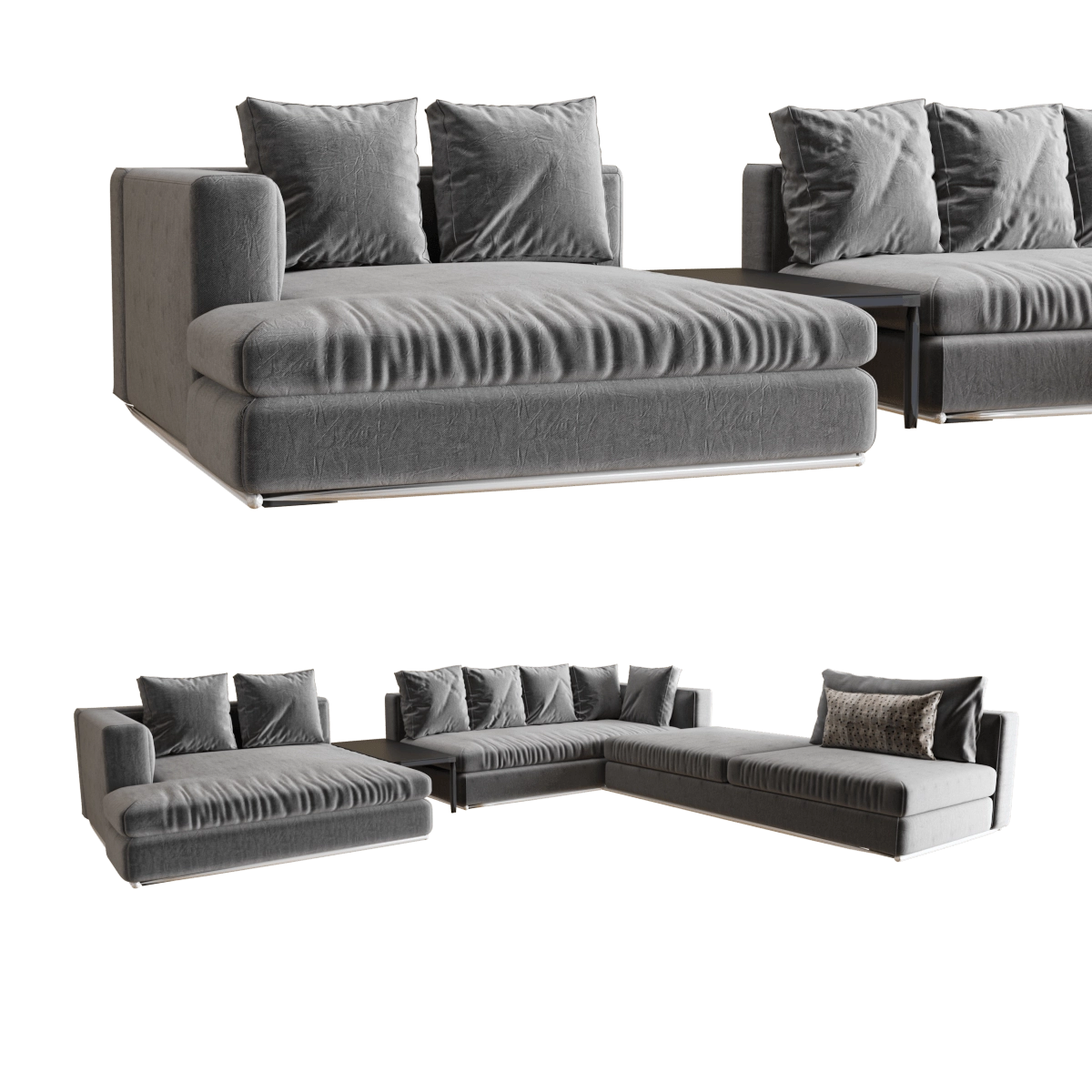 furniture - Sofa Hamilton 4 3D Model