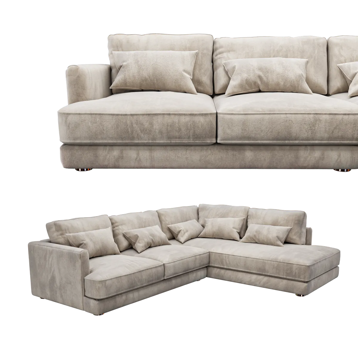 furniture - Sofa Haven Sectional 3D Model