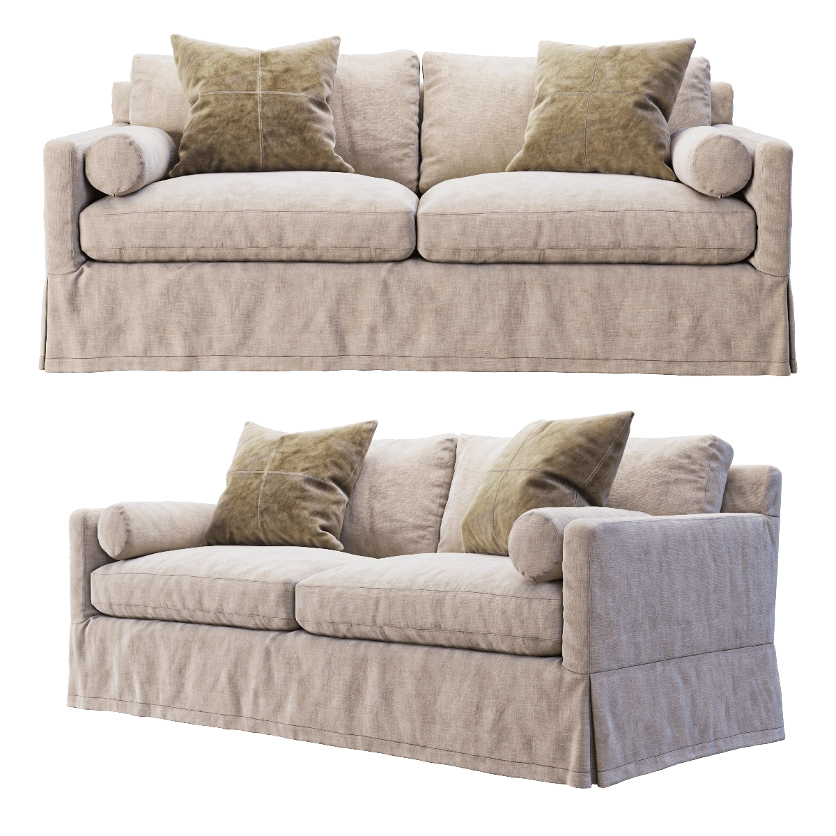 furniture - Sofa Hayes 3D Model