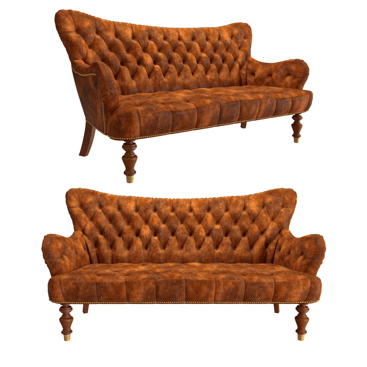 furniture - Sofa Henredon - Fontana Sette 3D Model