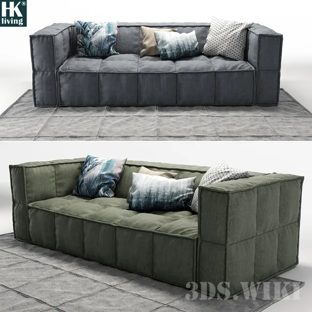 furniture - Sofa HK-Living 3D Model