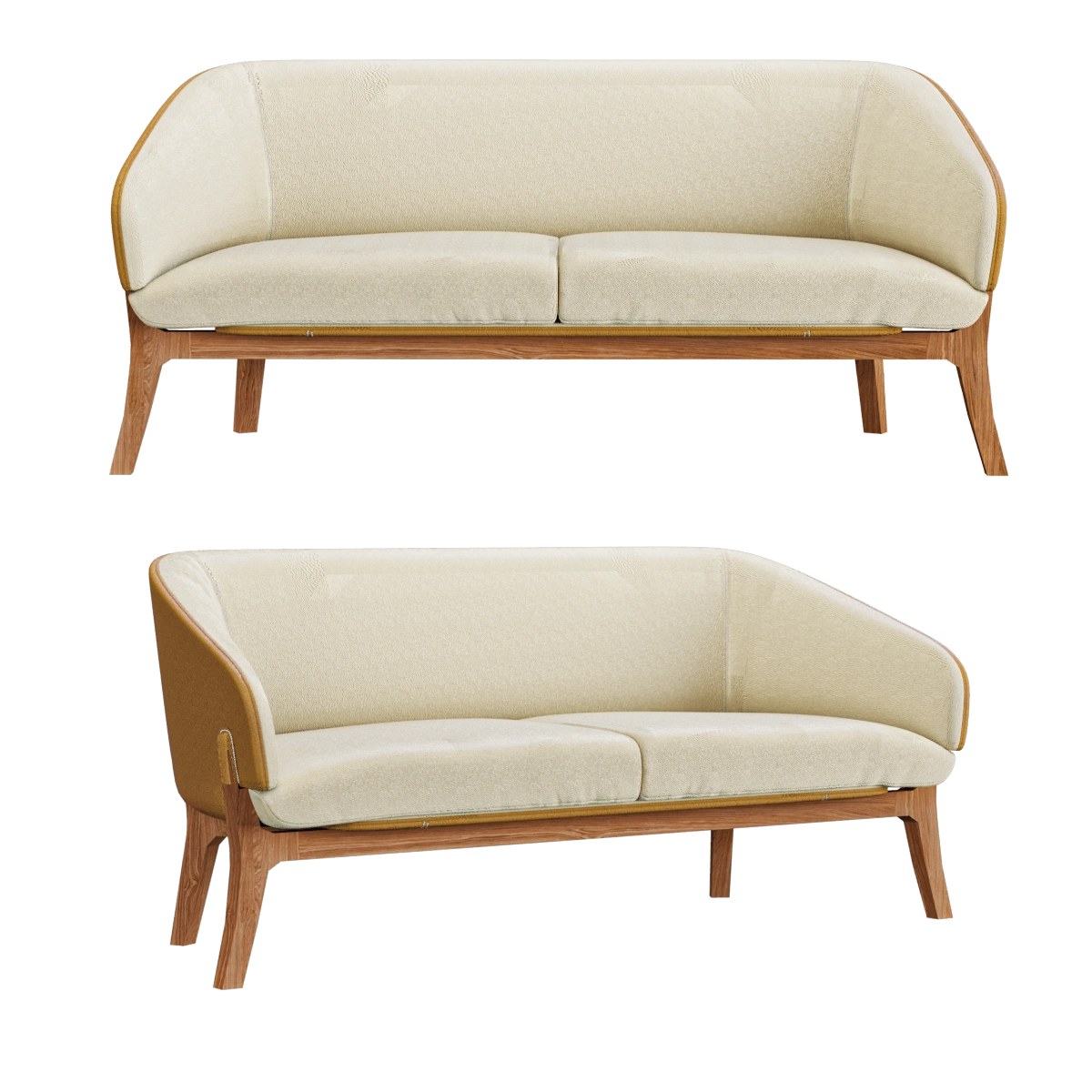 furniture - Sofa i 4 Mariani  Savile Row 3D Model