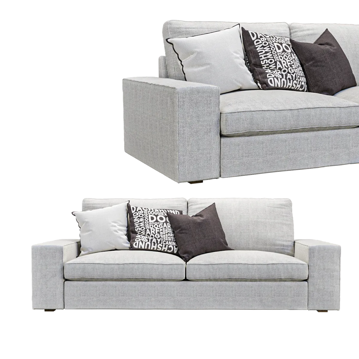 furniture - Sofa Kivik 3D Model
