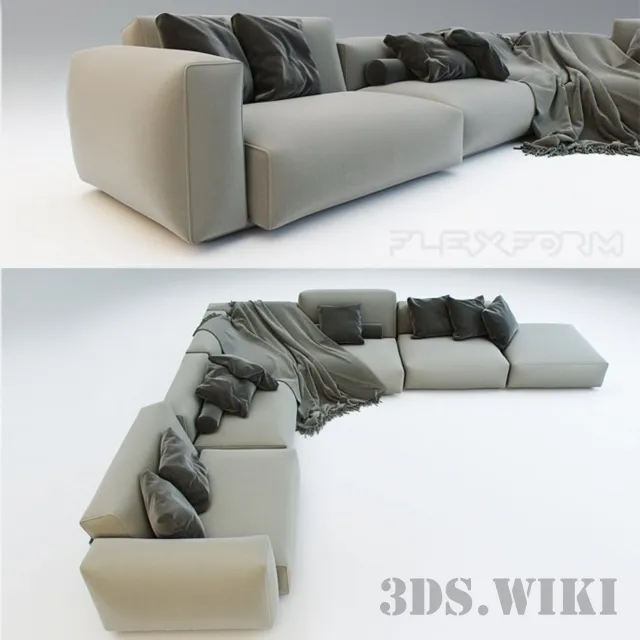 furniture - Sofa Lario 3D Model