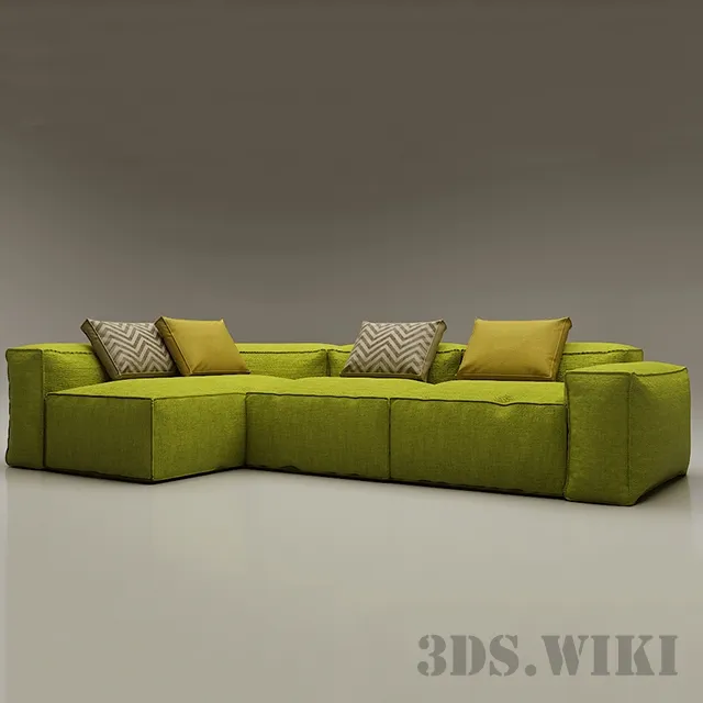 furniture - Sofa Loft 3D Model
