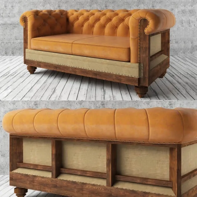 furniture - Sofa Loft model 3630 3D Model