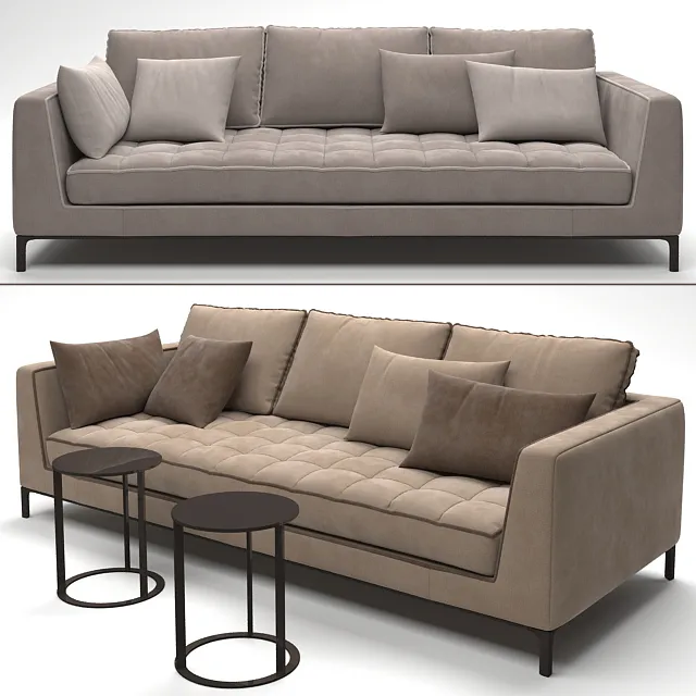 furniture - Sofa Lucrezi 55 3D Model