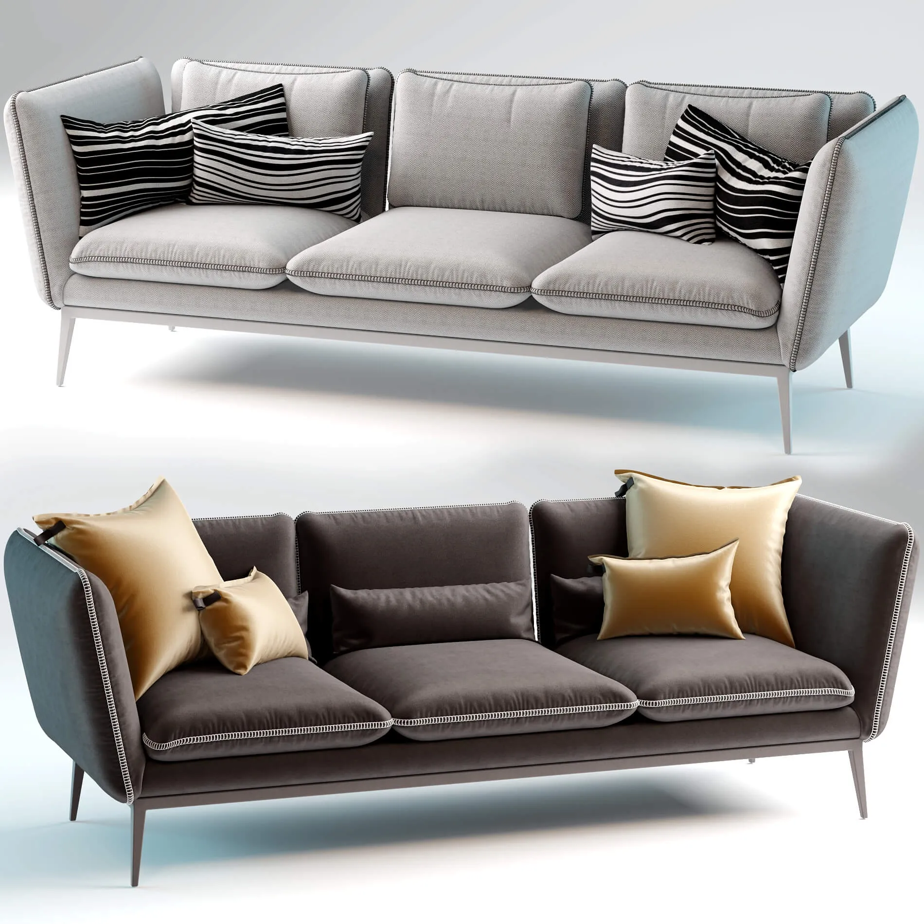 furniture - Sofa Monaco Arik Ben Simhon 3D Model