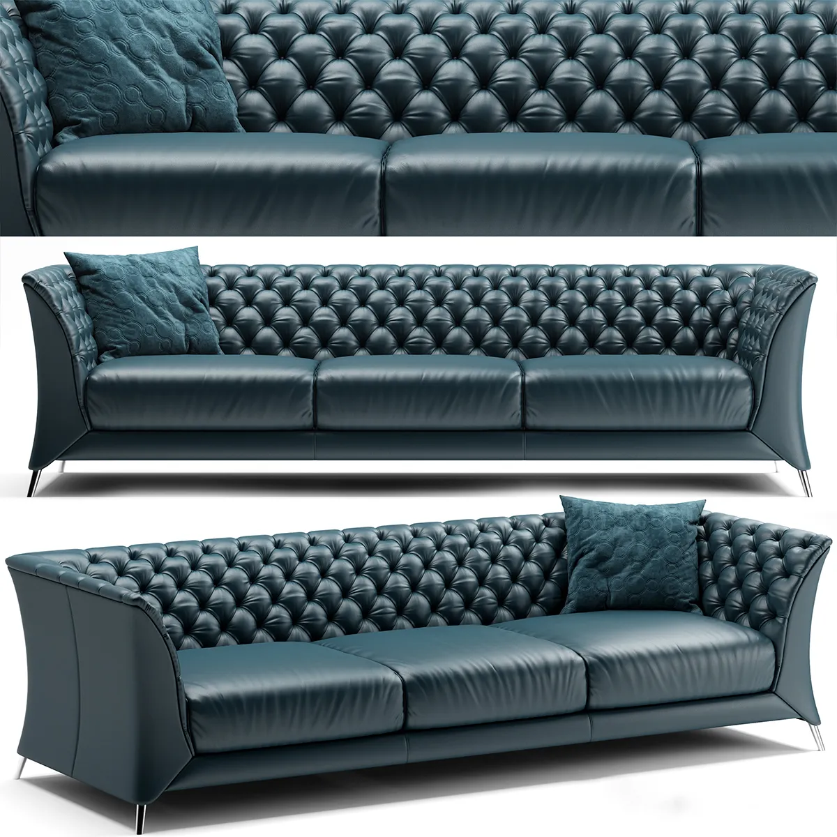 furniture - Sofa Natuzzi 02 3D Model