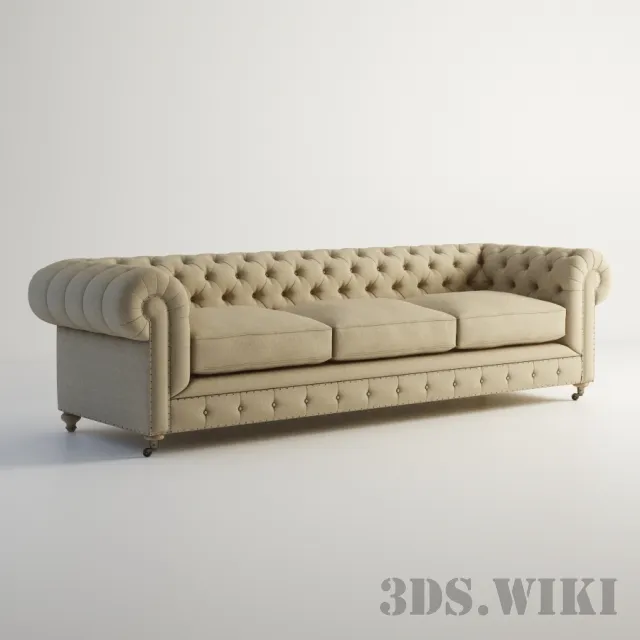 furniture - Sofa Old Chester Sofa - Gramercy home 3D Model