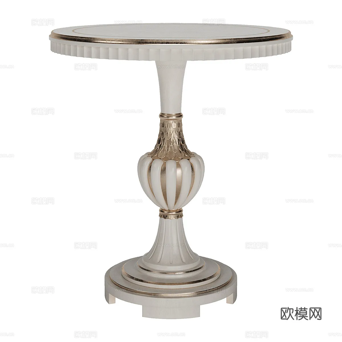FURNITURE - SOFA TABLE - 3D Model For Interior Design - 310