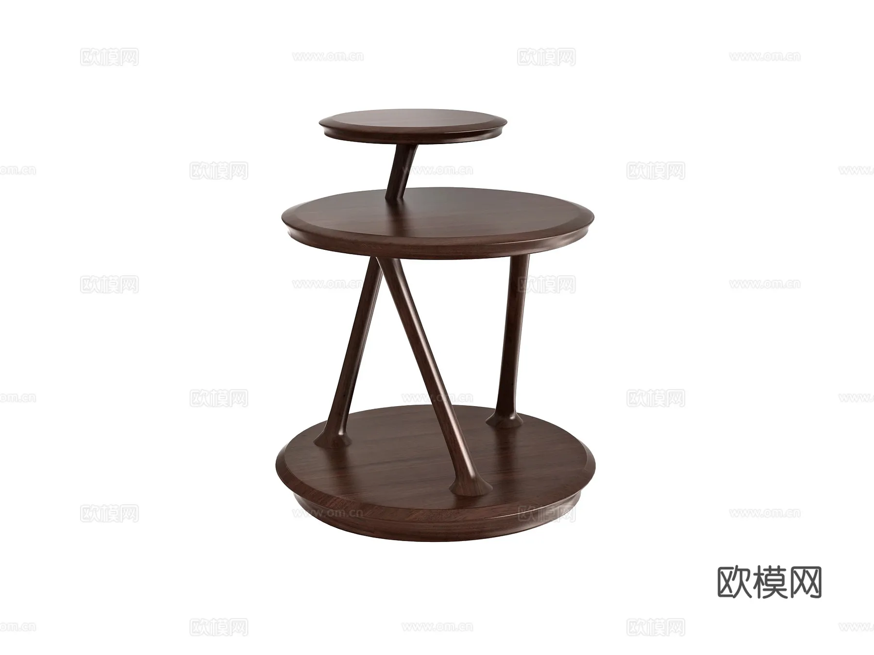 FURNITURE - SOFA TABLE - 3D Model For Interior Design - 312