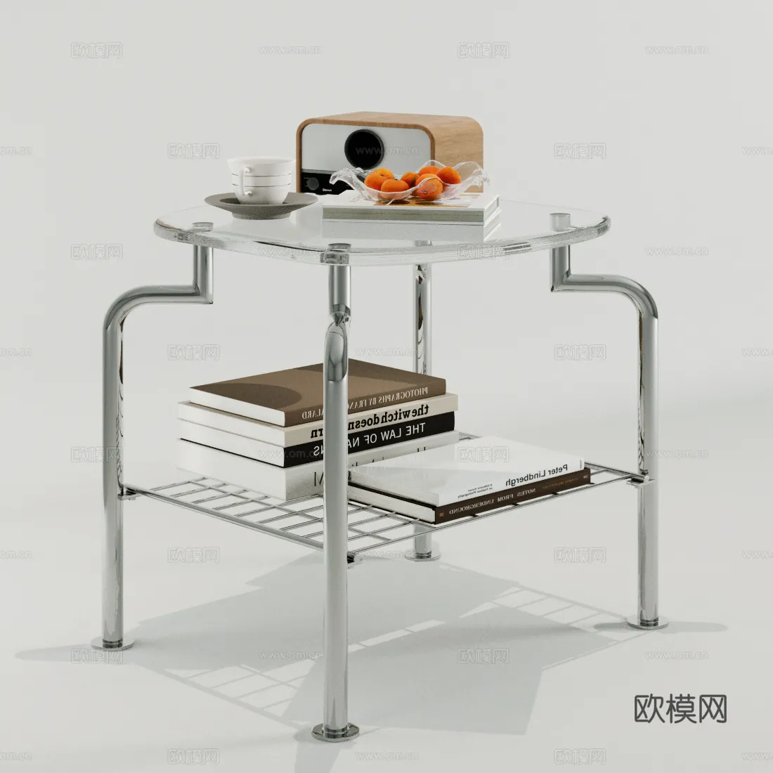 FURNITURE - SOFA TABLE - 3D Model For Interior Design - 316