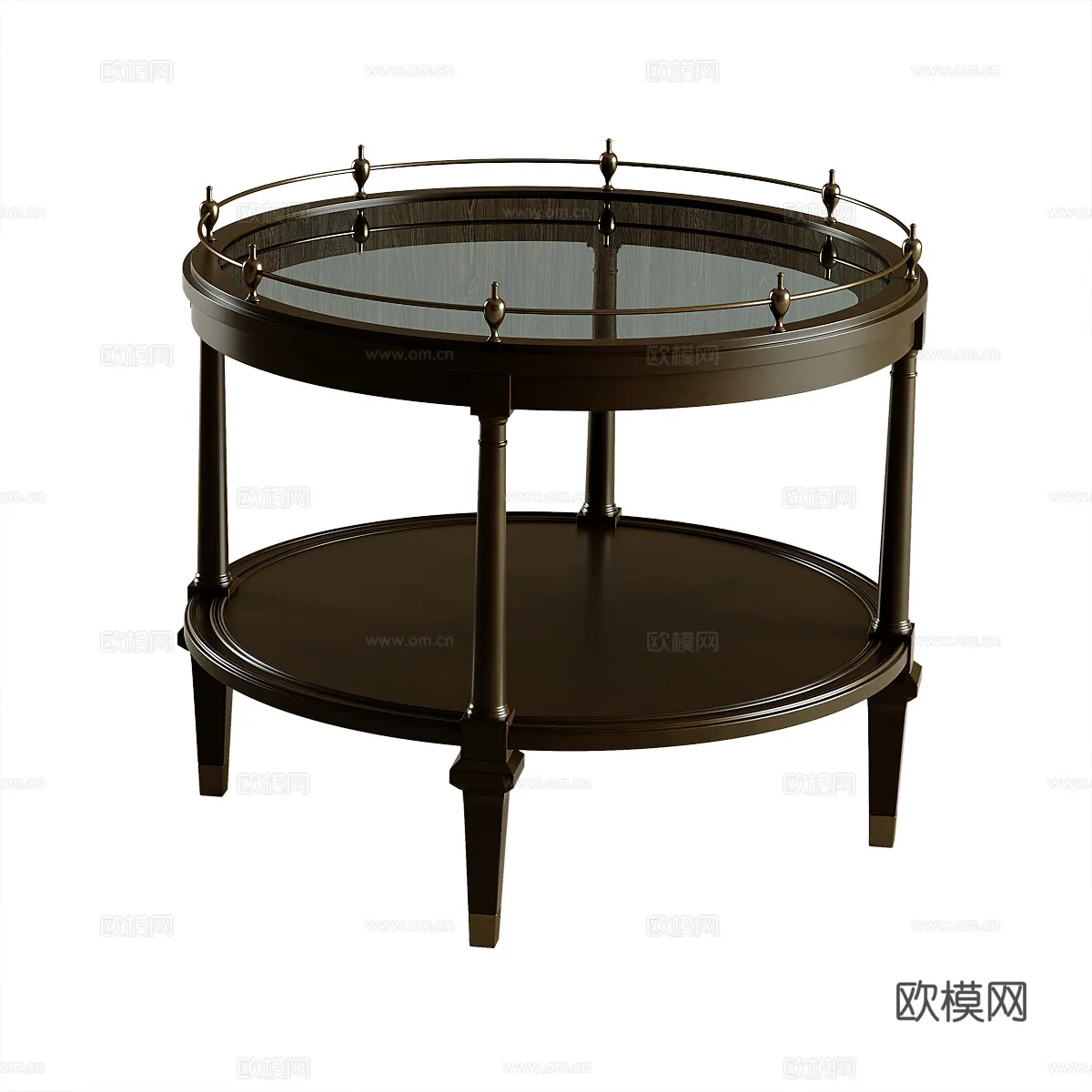 FURNITURE - SOFA TABLE - 3D Model For Interior Design - 321