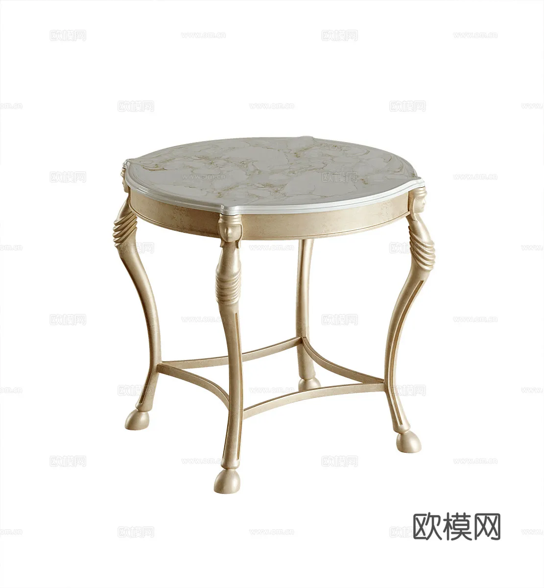 FURNITURE - SOFA TABLE - 3D Model For Interior Design - 322