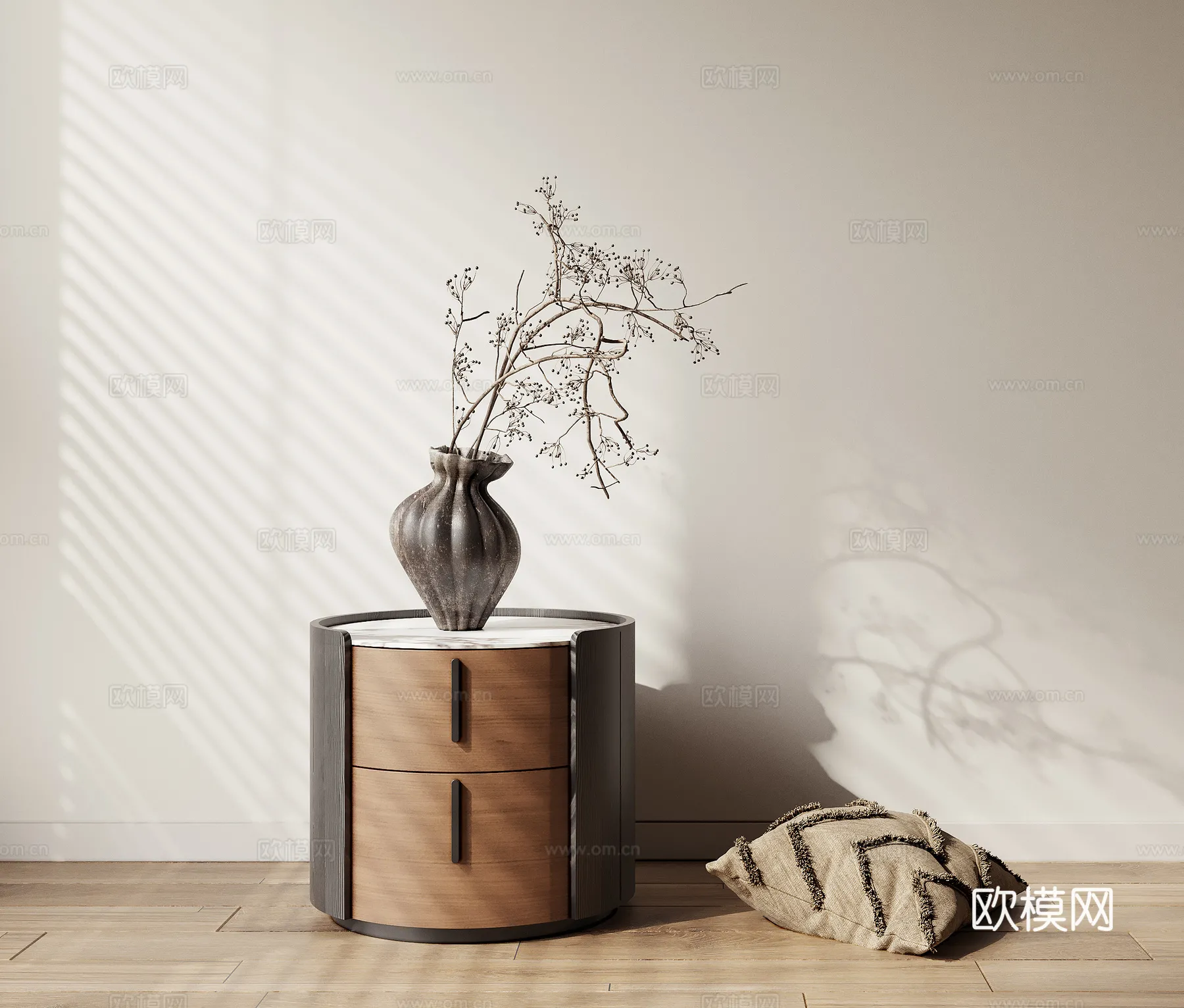 FURNITURE - SOFA TABLE - 3D Model For Interior Design - 330