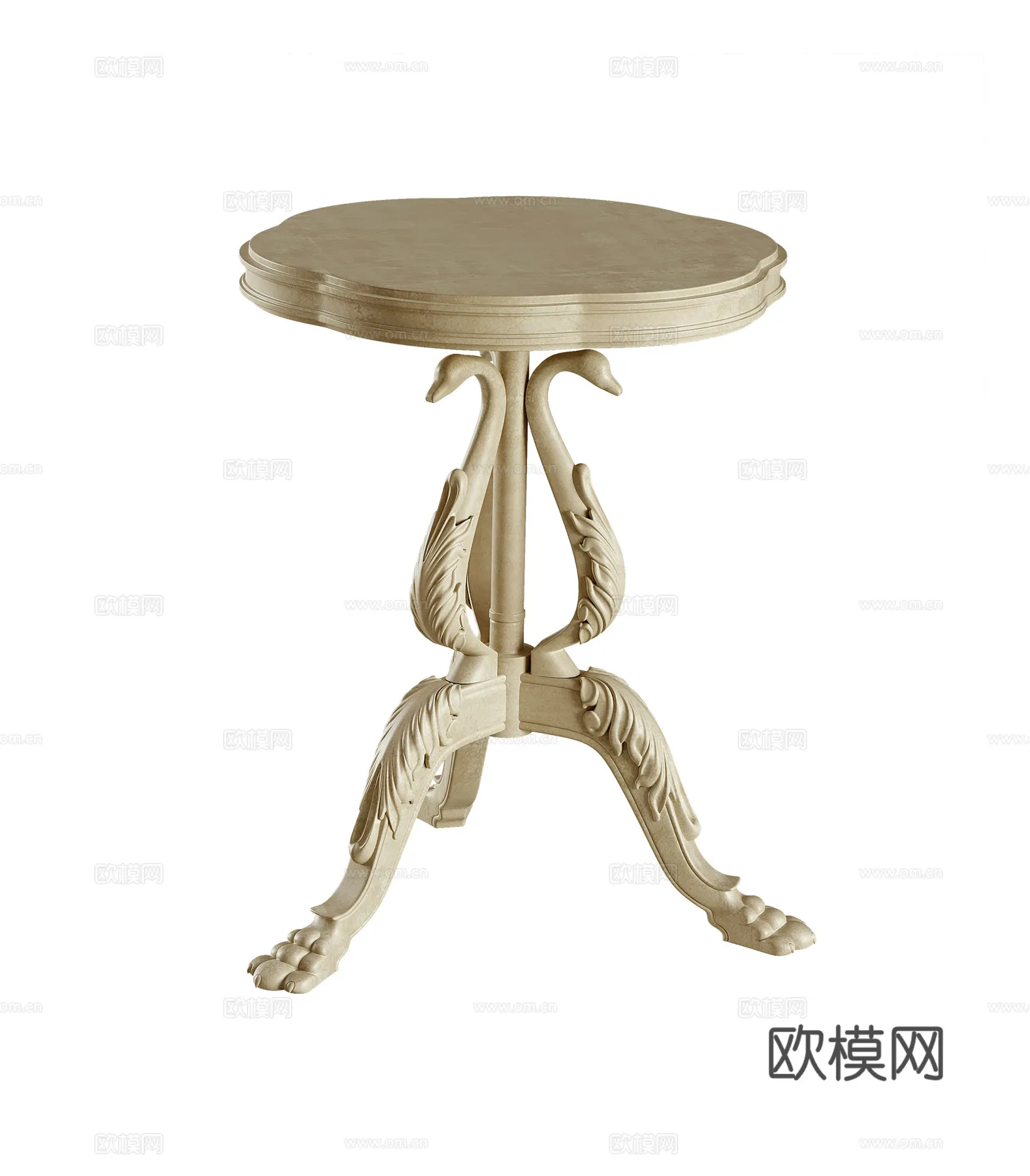 FURNITURE - SOFA TABLE - 3D Model For Interior Design - 364