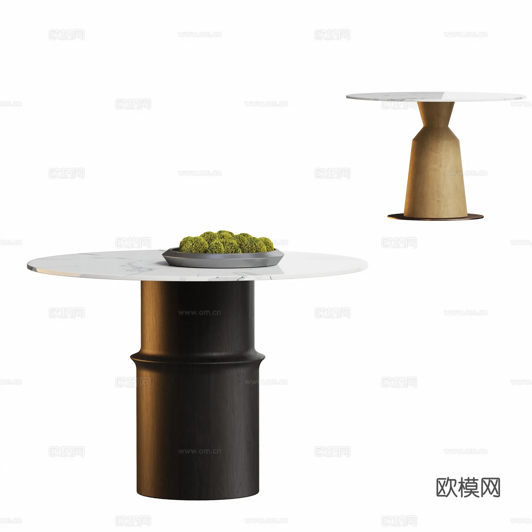 FURNITURE - SOFA TABLE - 3D Model For Interior Design - 370