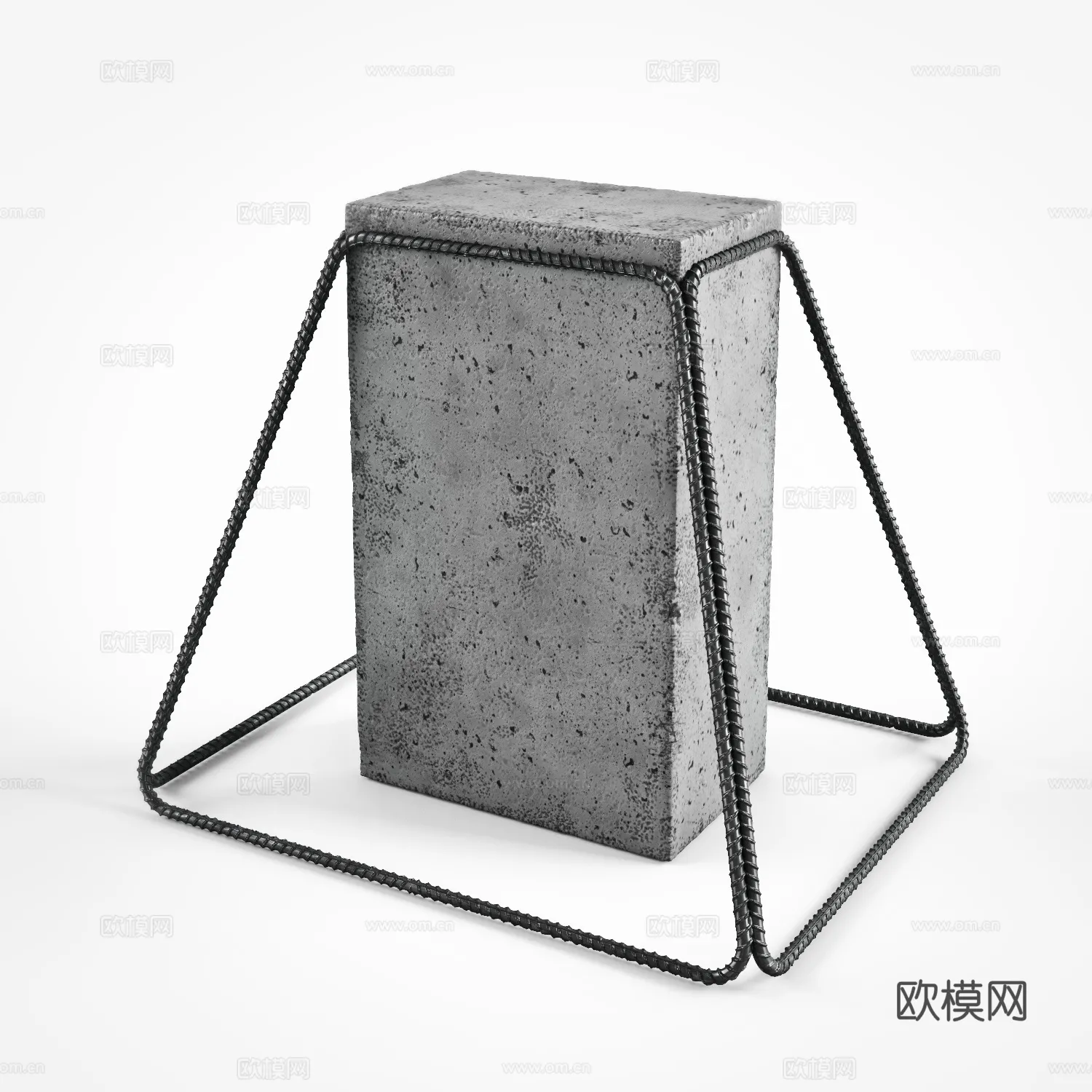 FURNITURE - SOFA TABLE - 3D Model For Interior Design - 372