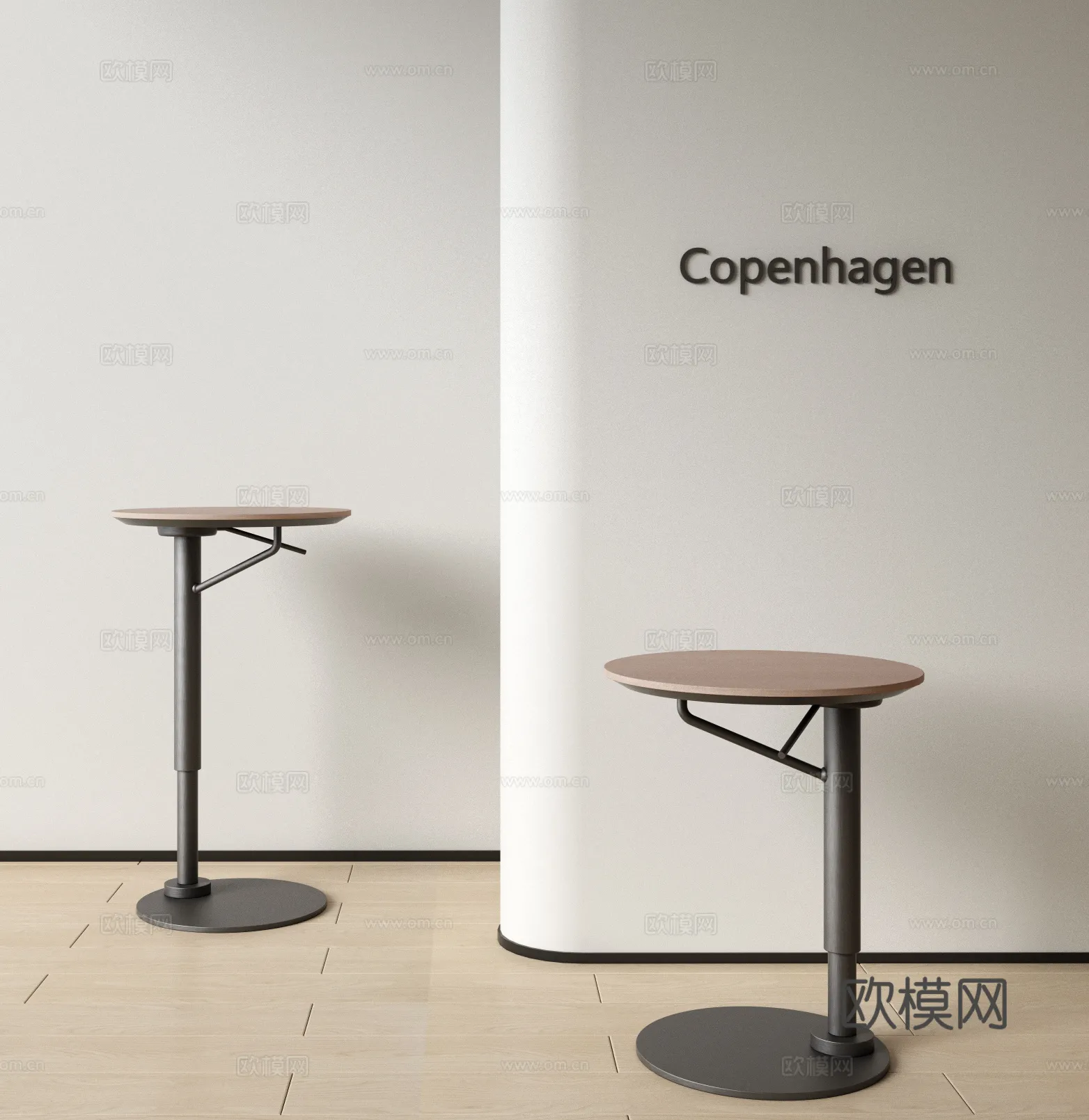 FURNITURE - SOFA TABLE - 3D Model For Interior Design - 385