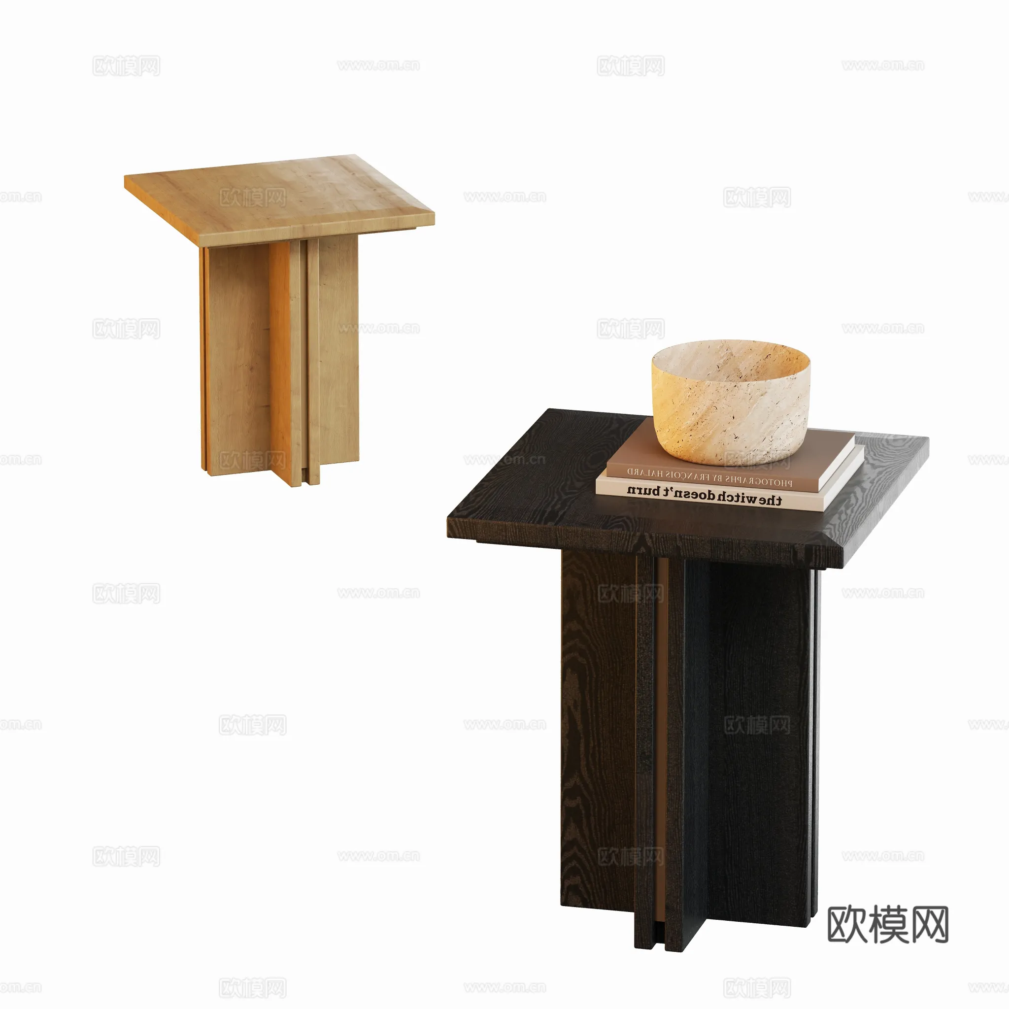 FURNITURE - SOFA TABLE - 3D Model For Interior Design - 388