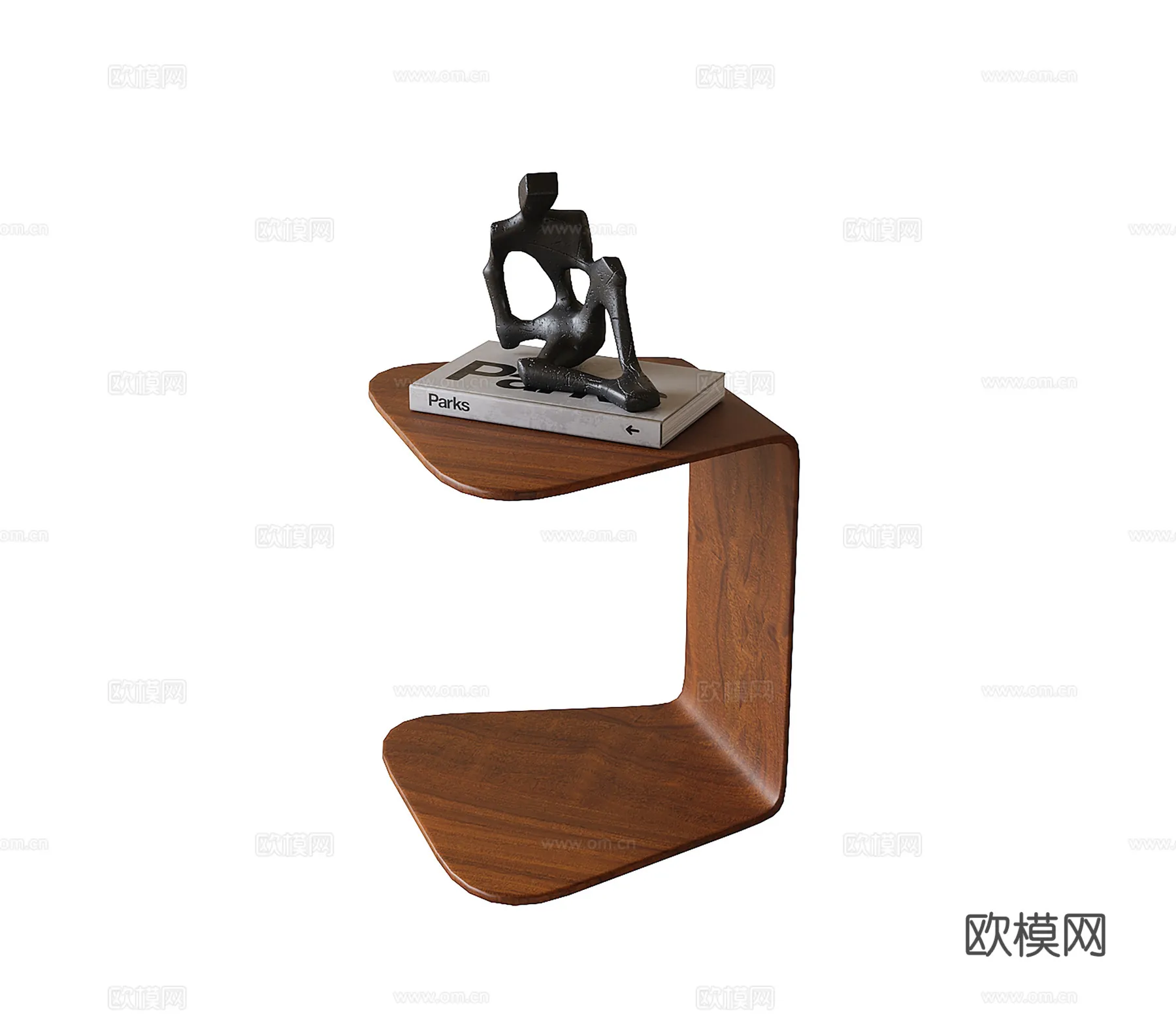 FURNITURE - SOFA TABLE - 3D Model For Interior Design - 397