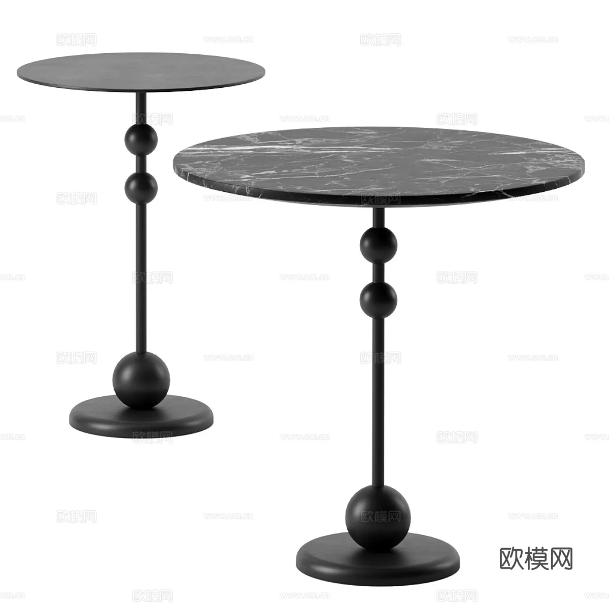 FURNITURE - SOFA TABLE - 3D Model For Interior Design - 399