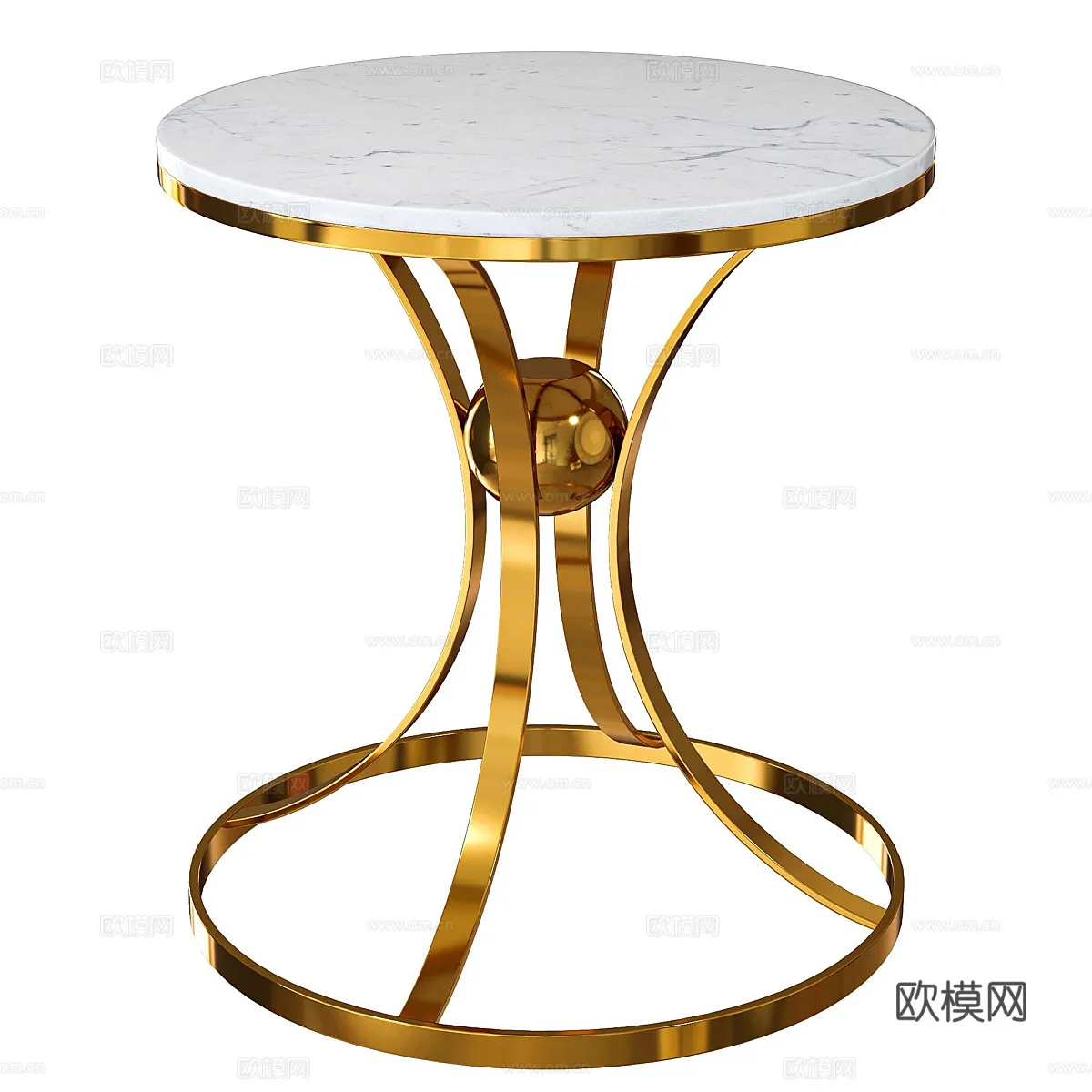 FURNITURE - SOFA TABLE - 3D Model For Interior Design - 405