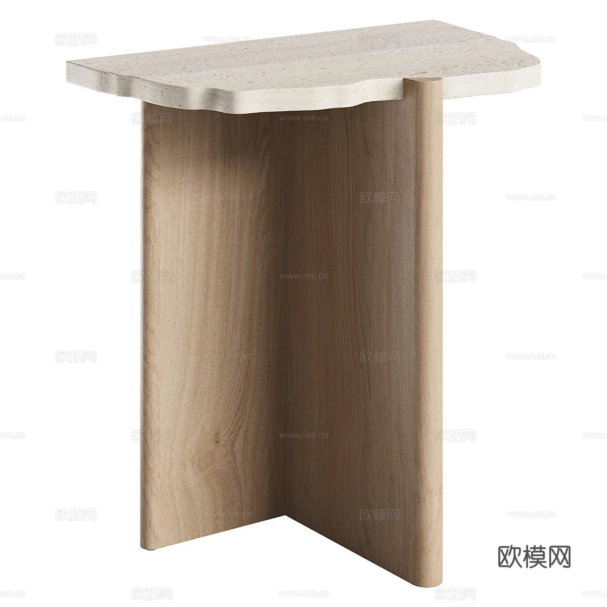 FURNITURE - SOFA TABLE - 3D Model For Interior Design - 406