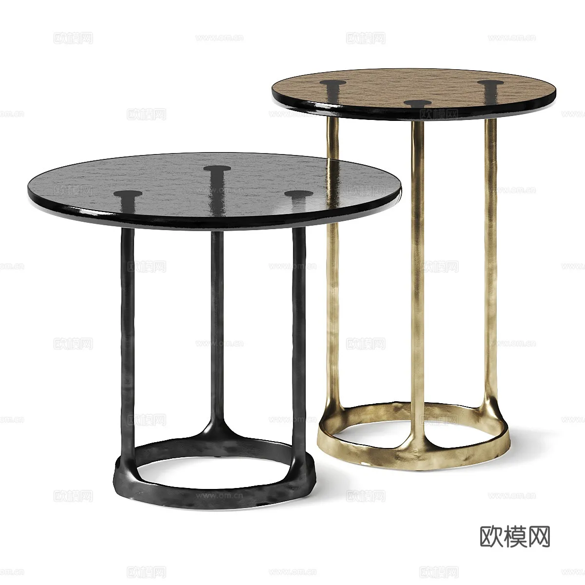 FURNITURE - SOFA TABLE - 3D Model For Interior Design - 410