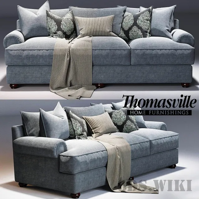 furniture - Sofa Thomasville Portofino 3D Model