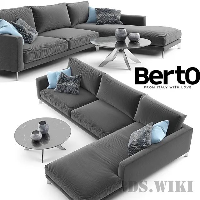 furniture - Sofa Time Break Sectional 3D Model